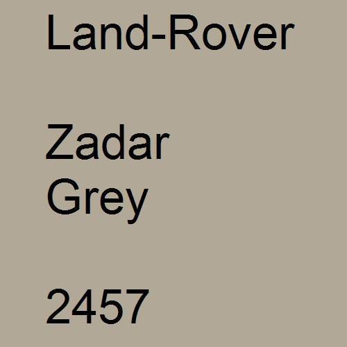 Land-Rover, Zadar Grey, 2457.